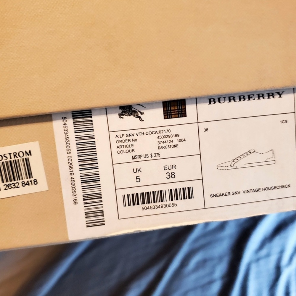 Burberry Vintage Housecheck Sneakers - Picture 6 of 7